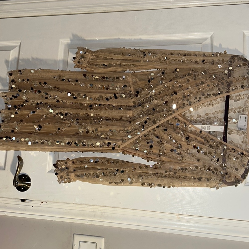ASOS sequin maternity dress